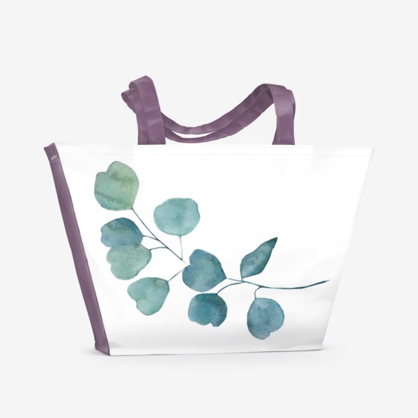 Пляжная сумка «Эвкалипт Растения Подарок»