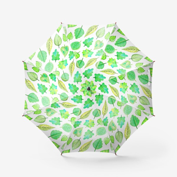 Зонт «Зелёные листья»