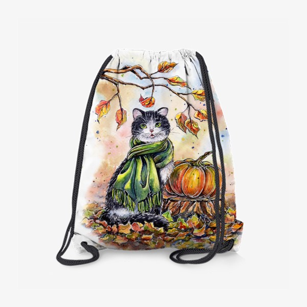 Рюкзак «Осенний кот»