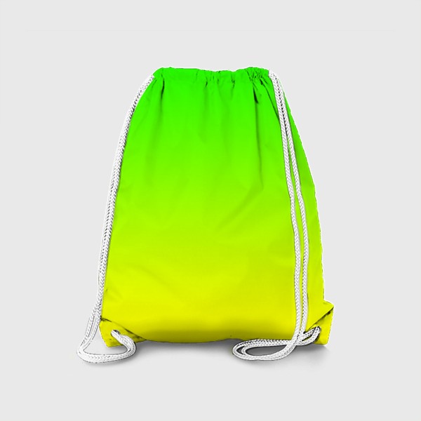 Рюкзак «Красивый желто зеленый (салатовый) градиент, 2 цвета»
