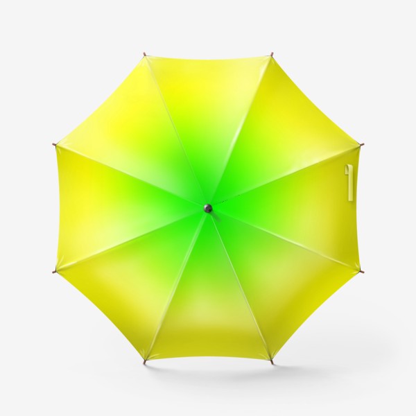 Зонт «Красивый желто зеленый (салатовый) градиент, 2 цвета»