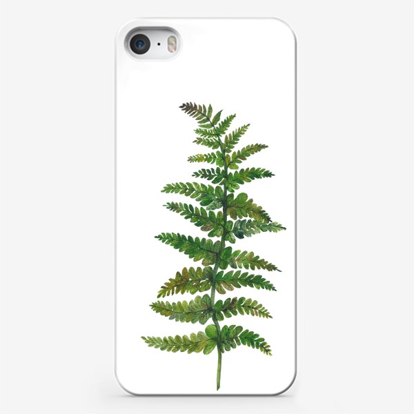 Чехол iPhone «Папоротник Растение Ботаника Минимализм»