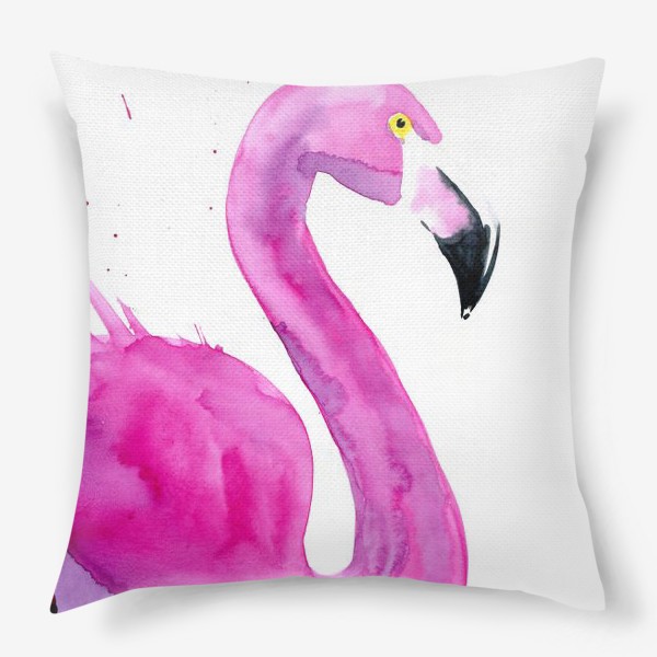 Подушка «Фламинго. Портрет»