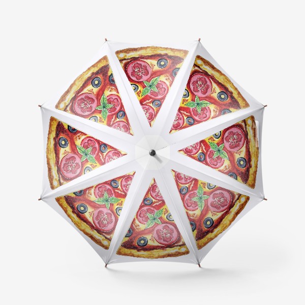 Зонт «Кусочек пиццы. »