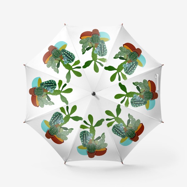 Зонт «Три кактуса»