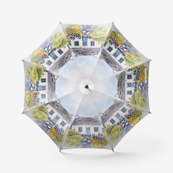 Зонт «Домик на берегу моря»