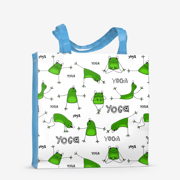 Сумка-шоппер «Йога с лягушкой»