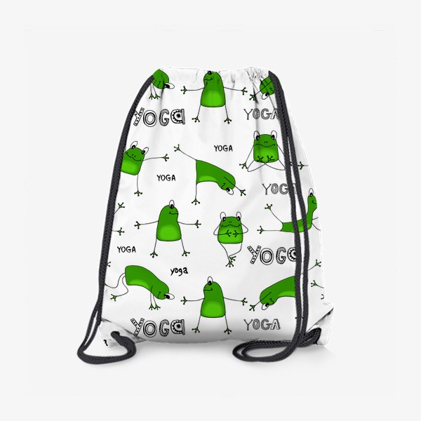 Рюкзак «Йога с лягушкой»