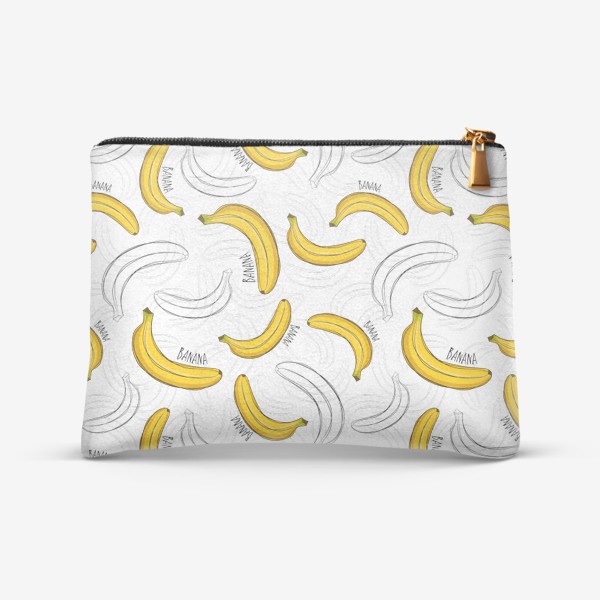 Косметичка «Бананы с надписями banana»