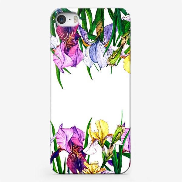 Чехол iPhone «Watercolor irises»