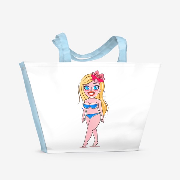 Пляжная сумка «Девушка»