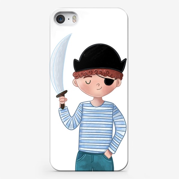 Чехол iPhone «Милый мальчик пират»