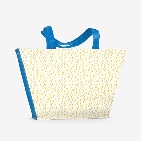 Пляжная сумка «Паттерн с желтыми пятнами»