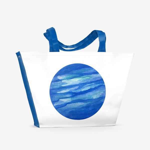 Пляжная сумка &laquo;Планета - Космос - Нептун - Солнечная система - Вселенная&raquo;