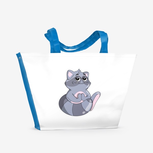 Пляжная сумка «Little raccoon»