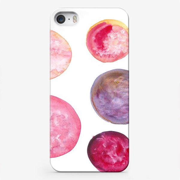 Чехол iPhone «Colorful volumetric shiny balls with light highlights on a surface - Объемные блестящие шарики со светлыми бликами»