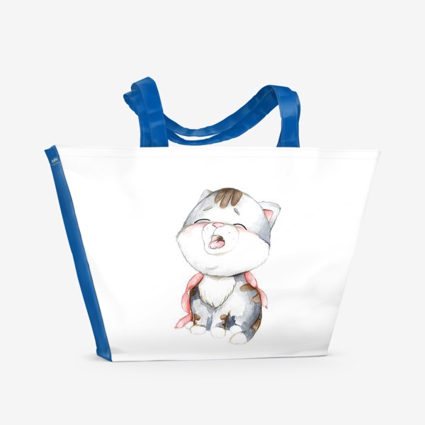 Пляжная сумка «Поющий Кот »