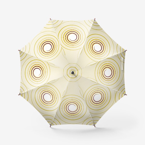 Зонт «Спираль на бежевом фоне»