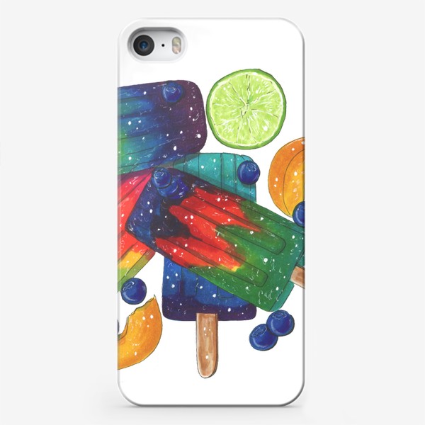 Чехол iPhone «Ягодное мороженое»