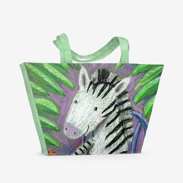 Пляжная сумка «Маленькая зебра»