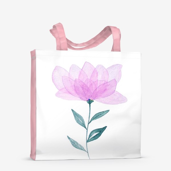 Сумка-шоппер «Прозрачный цветок »