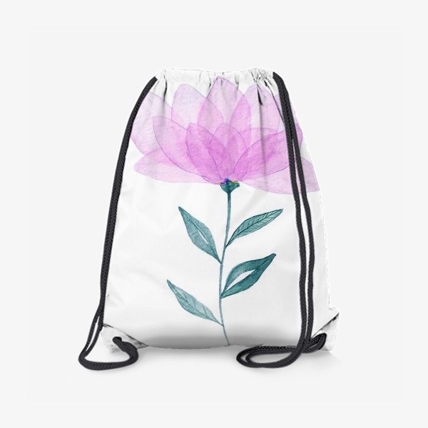Рюкзак «Прозрачный цветок »