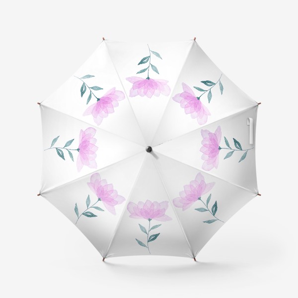 Зонт «Прозрачный цветок »
