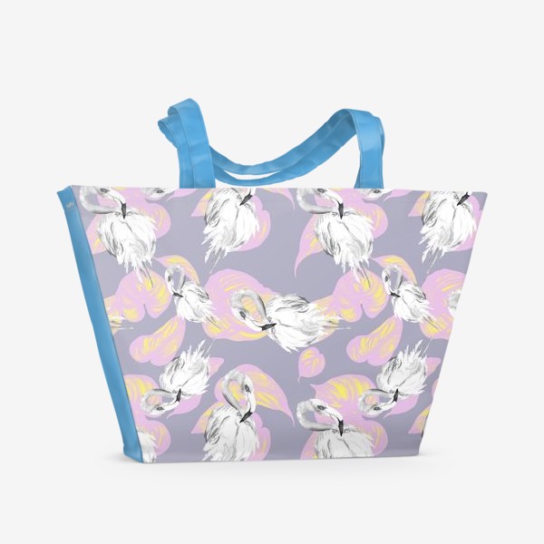Пляжная сумка &laquo;Фламинго&raquo;
