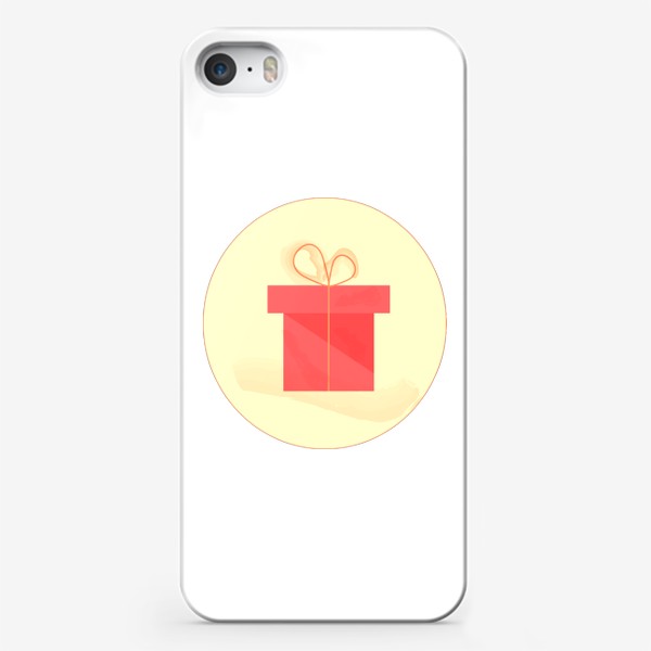 Чехол iPhone «подарок акварель»