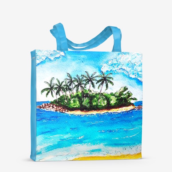 Сумка-шоппер «Остров с пальмами »