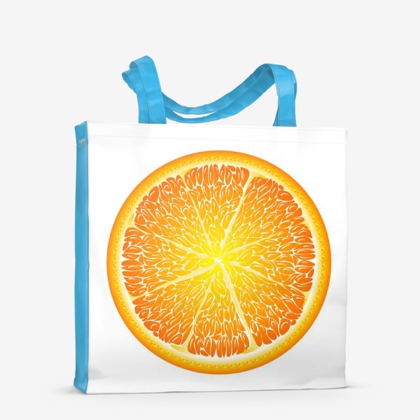 Сумка-шоппер «Сочный апельсин в разрезе»