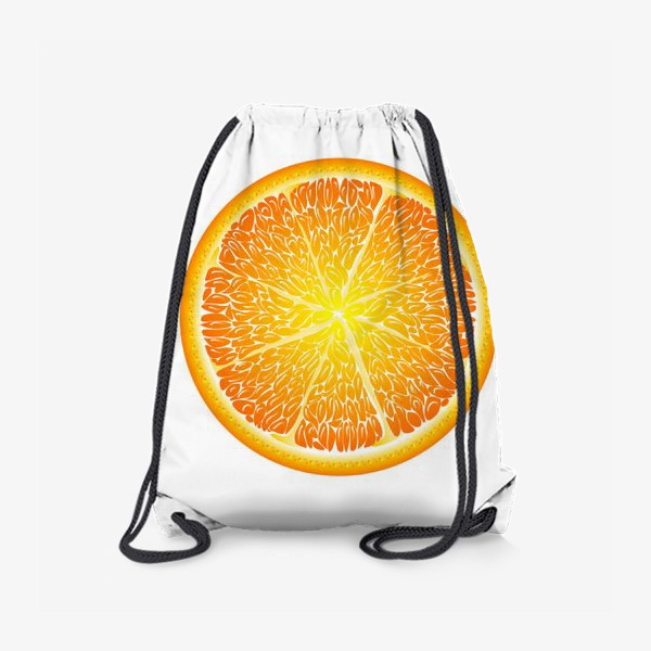 Рюкзак «Сочный апельсин в разрезе»
