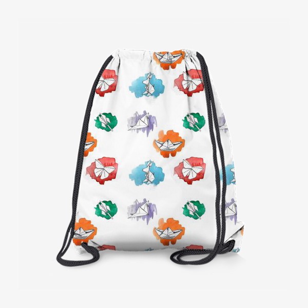 Рюкзак «паттерн оригами »