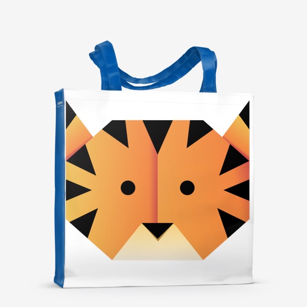 Сумка-шоппер «Голова тигра из бумаги»
