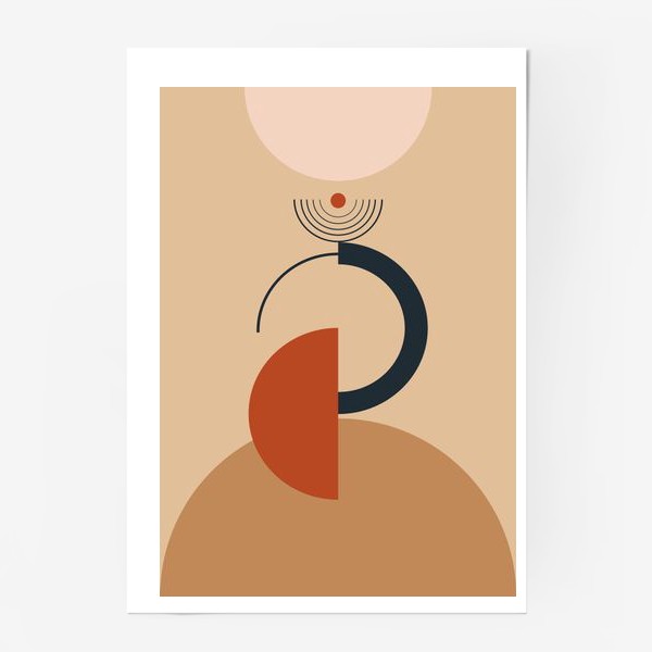 Постер «Геометрические фигуры Абстракция»