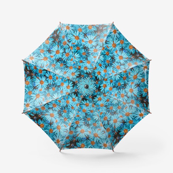 Зонт «Синие цветы»