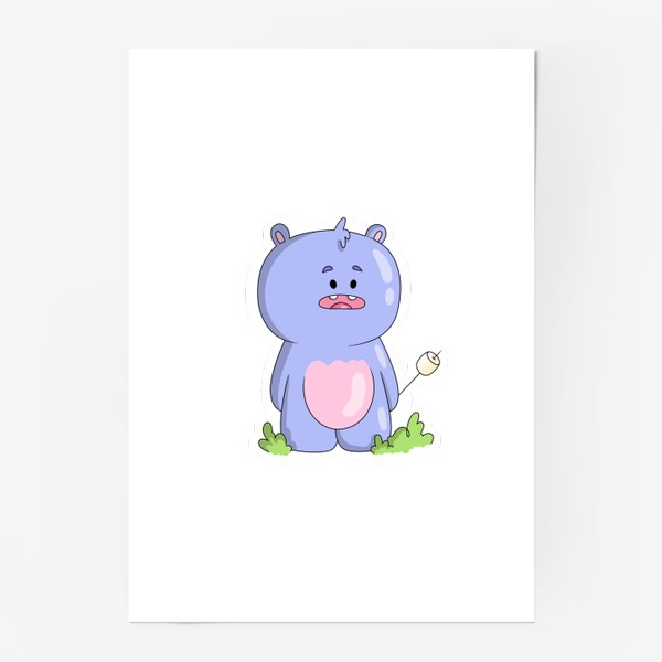Постер «Little Purple Bear »
