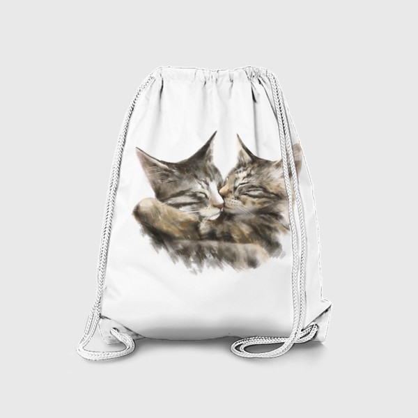 Рюкзак «Коты обнимаются»