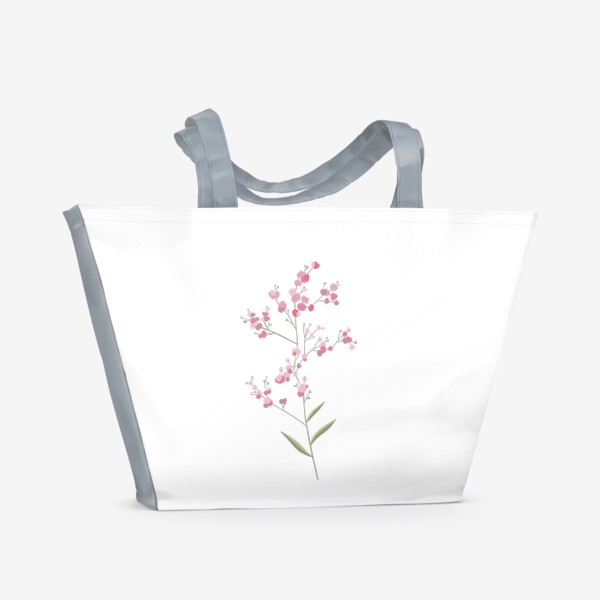 Пляжная сумка «Нежный цветочек»