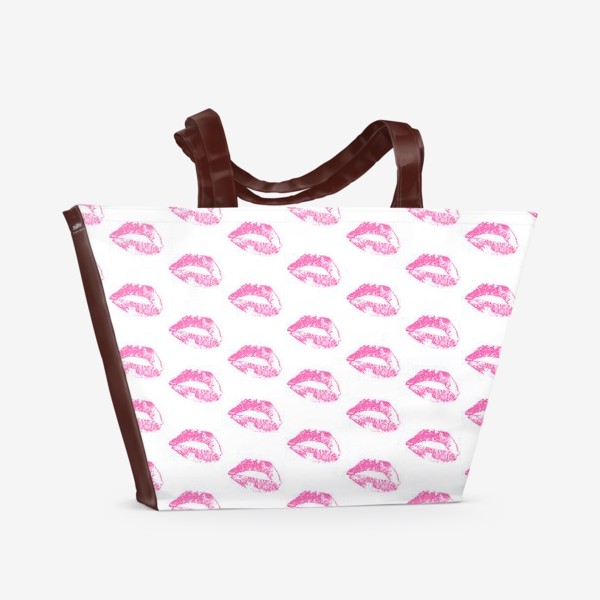 Пляжная сумка «Pink Lips»