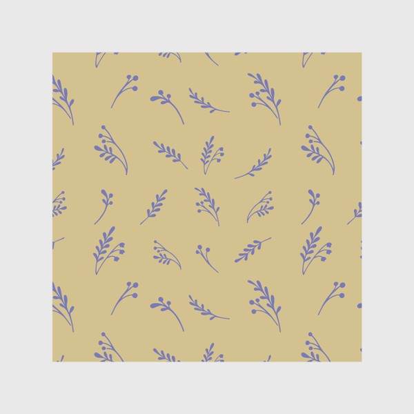 Скатерть «Винтажный принт с травами»