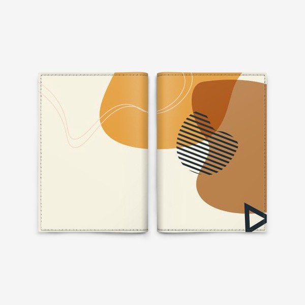 Обложка для паспорта «Абстракция геометрические фигуры»