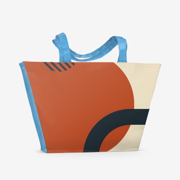 Пляжная сумка «Абстрактные фигуры Геометрия»