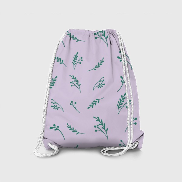Рюкзак «Принт с растениями»