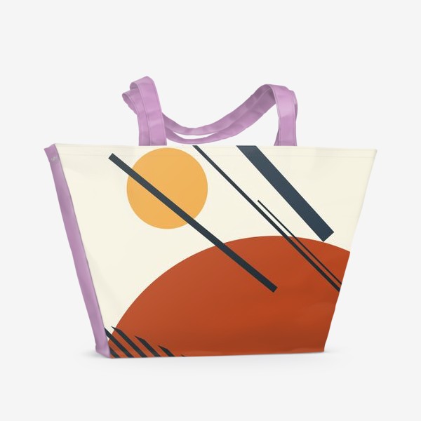 Пляжная сумка «Геометрические фигуры Абстракция»
