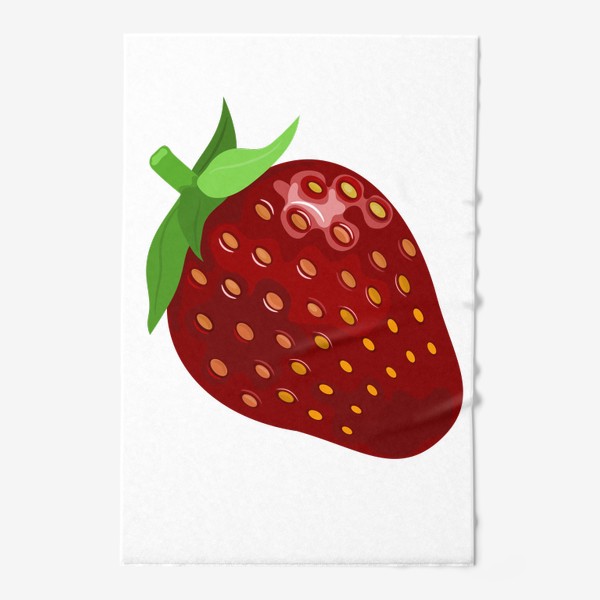 Полотенце «Красная ягода клубники»