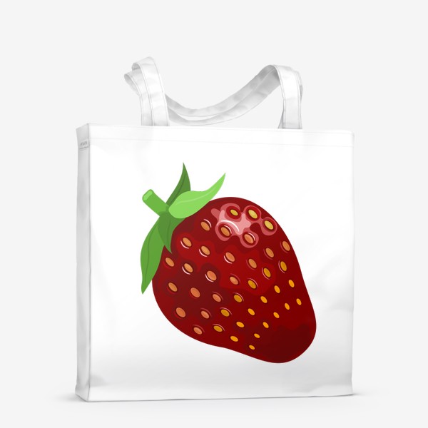 Сумка-шоппер «Красная ягода клубники»
