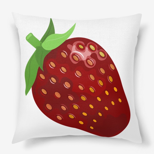 Подушка «Красная ягода клубники»