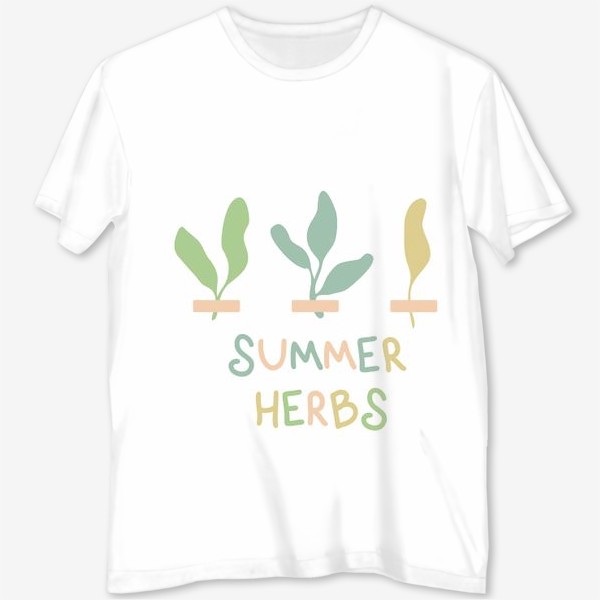 Футболка с полной запечаткой «Летние травы Summer Herbs»