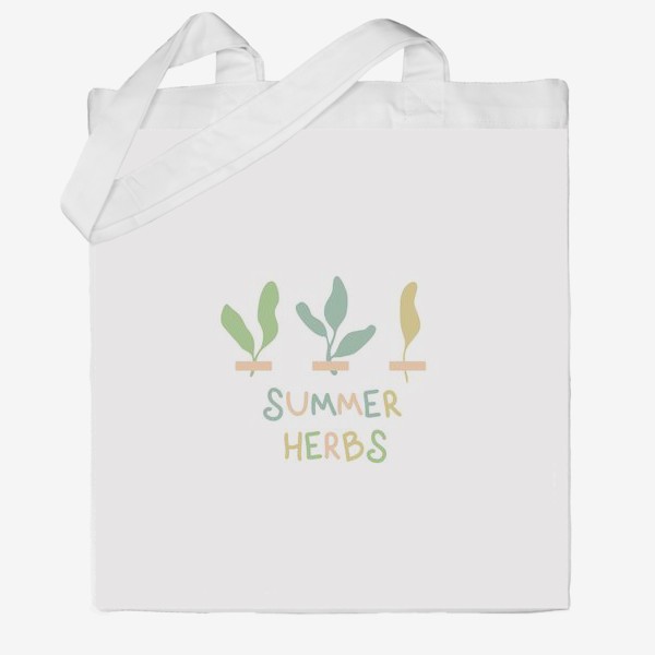 Сумка хб «Летние травы Summer Herbs»